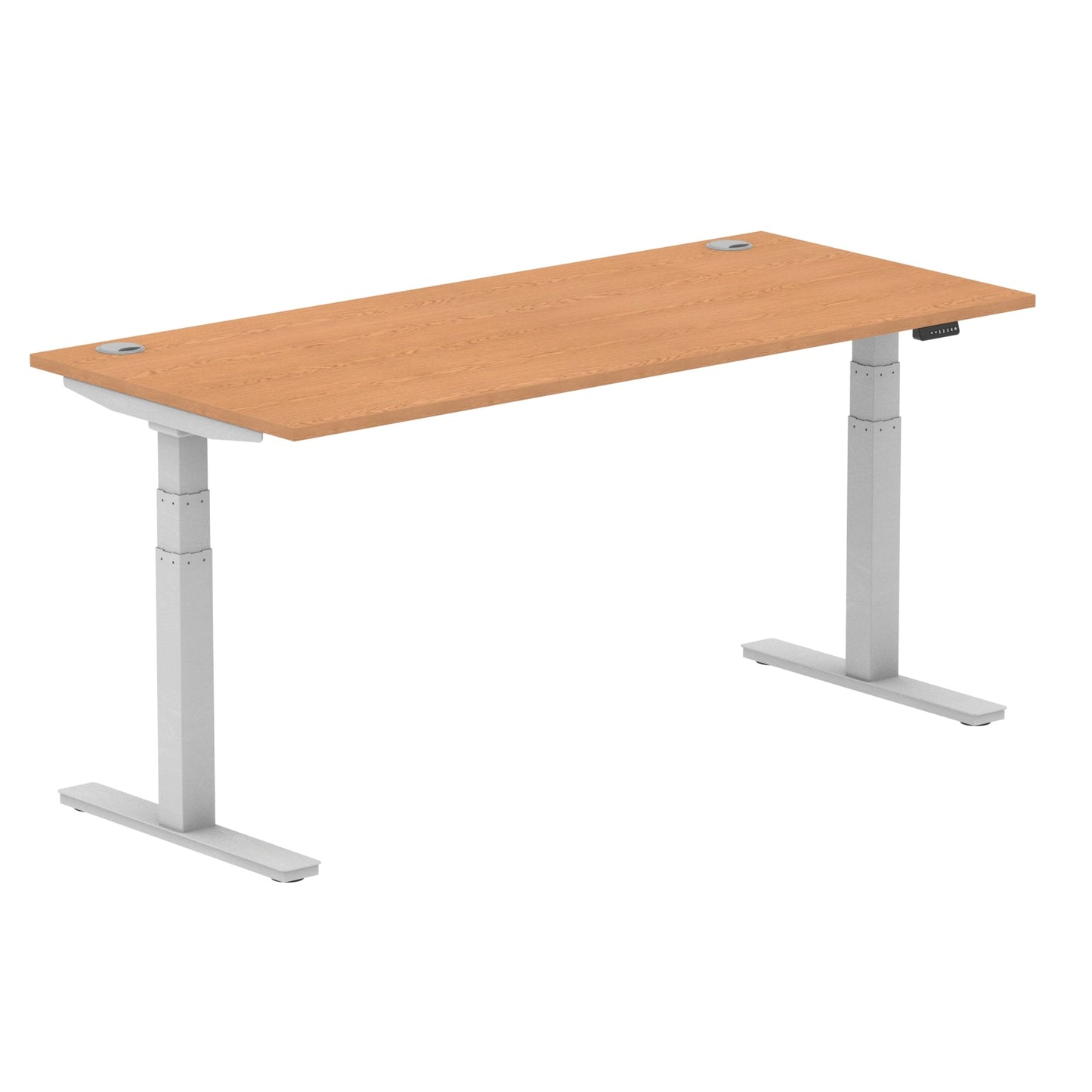 Air Height Adjustable Desk With Cable Ports and Memory Height Settings