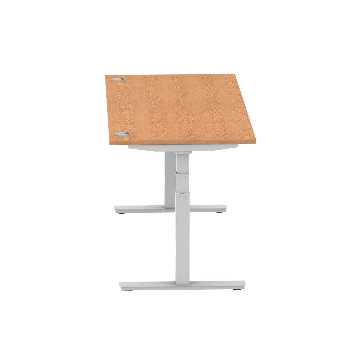 Air Height Adjustable Desk With Cable Ports and Memory Height Settings