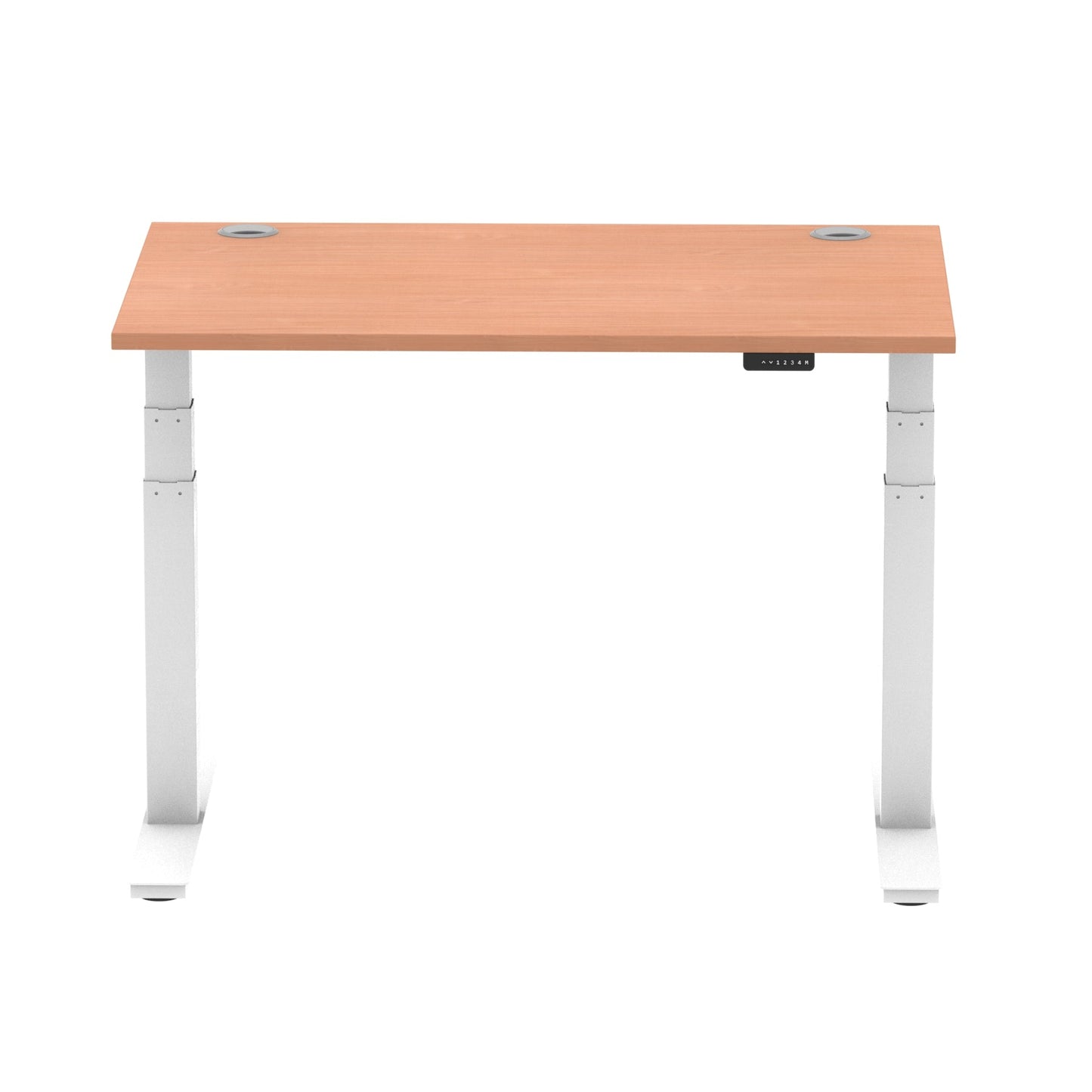 Air Height Adjustable Desk With Cable Ports and Memory Height Settings