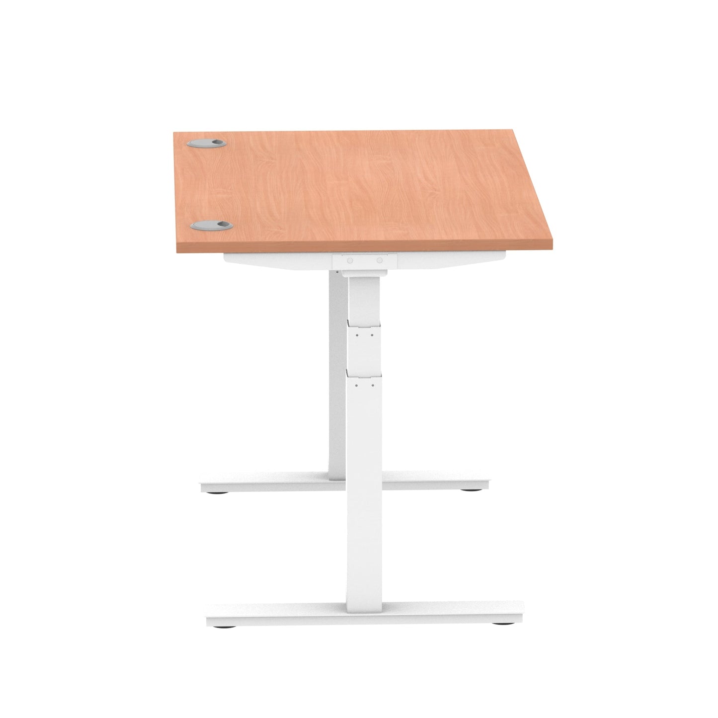 Air Height Adjustable Desk With Cable Ports and Memory Height Settings