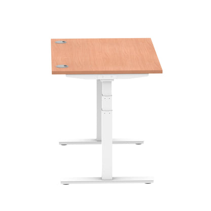 Air Height Adjustable Desk With Cable Ports and Memory Height Settings