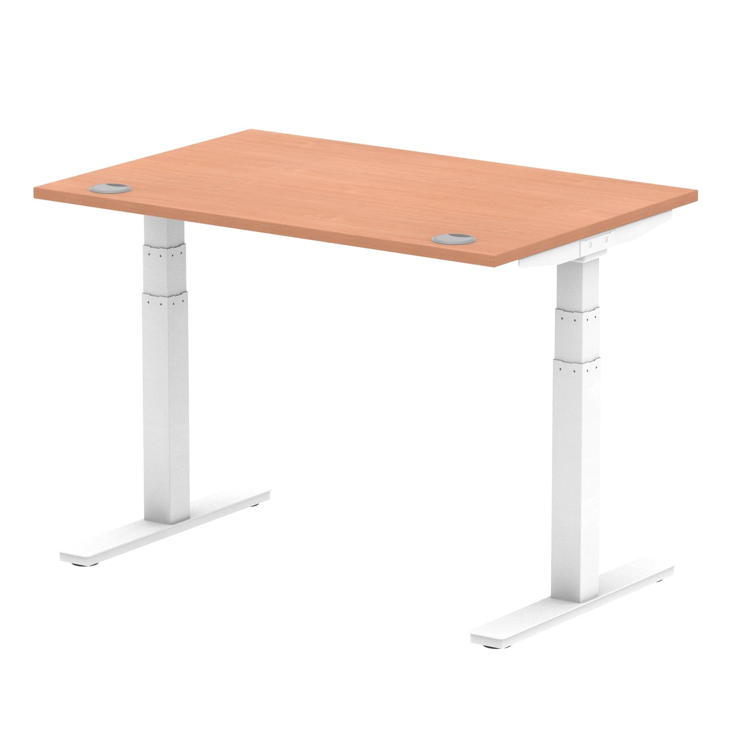 Air Height Adjustable Desk With Cable Ports and Memory Height Settings