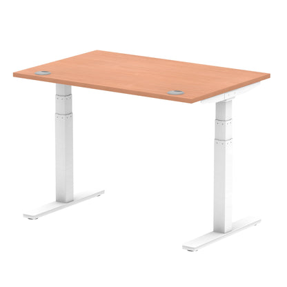 Air Height Adjustable Desk With Cable Ports and Memory Height Settings