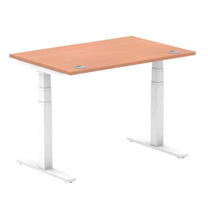 Air Height Adjustable Desk With Cable Ports and Memory Height Settings