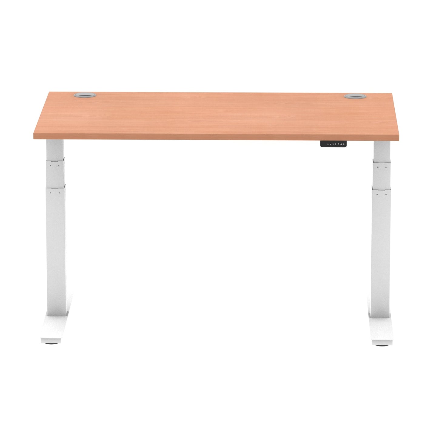 Air Height Adjustable Desk With Cable Ports and Memory Height Settings