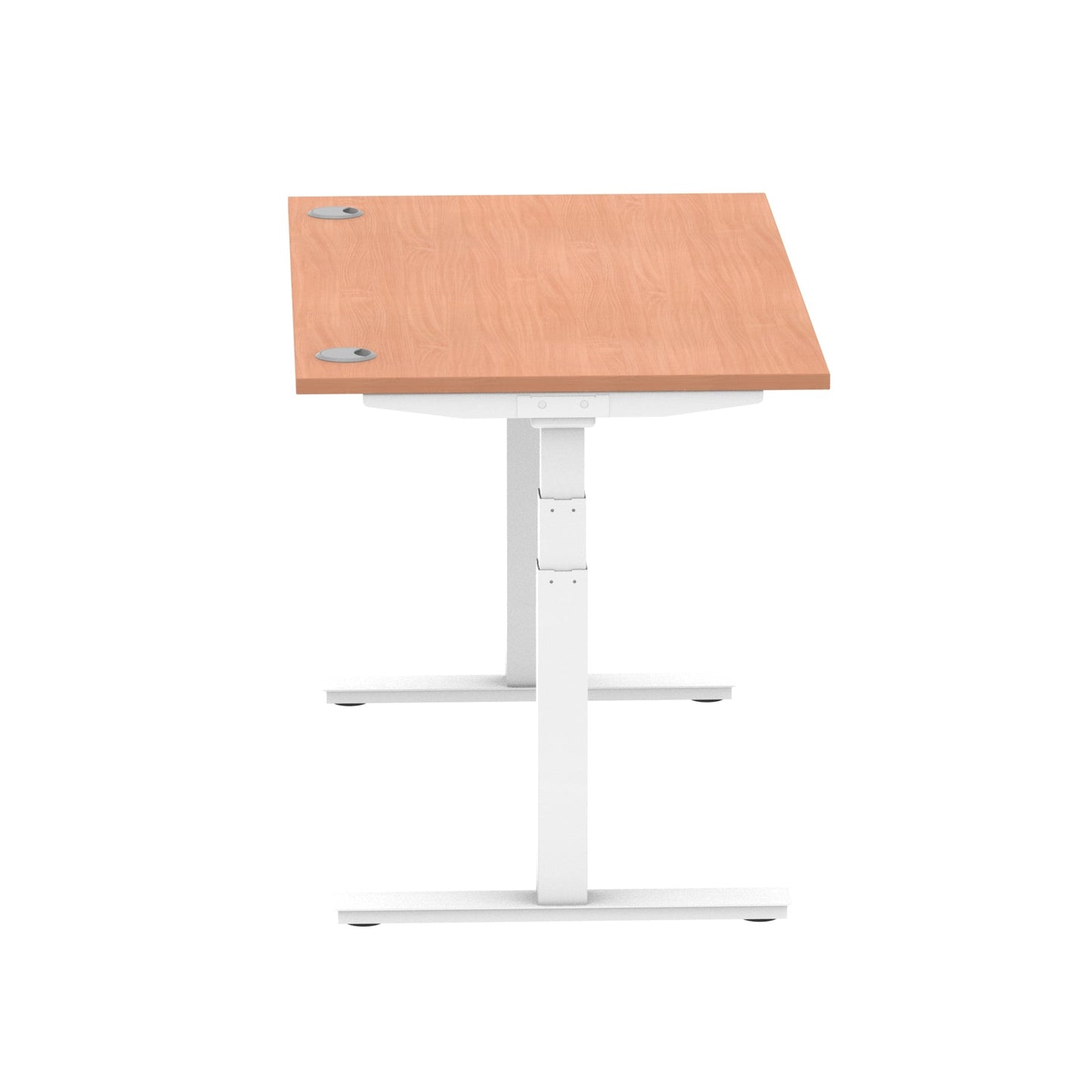 Air Height Adjustable Desk With Cable Ports and Memory Height Settings