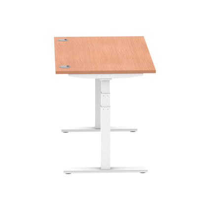 Air Height Adjustable Desk With Cable Ports and Memory Height Settings