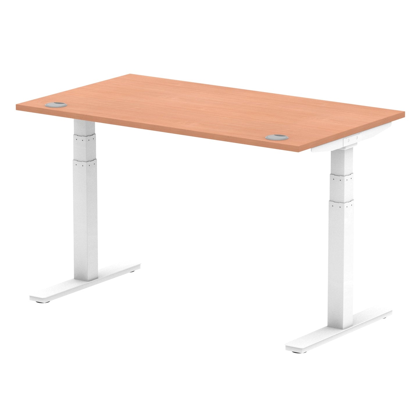 Air Height Adjustable Desk With Cable Ports and Memory Height Settings
