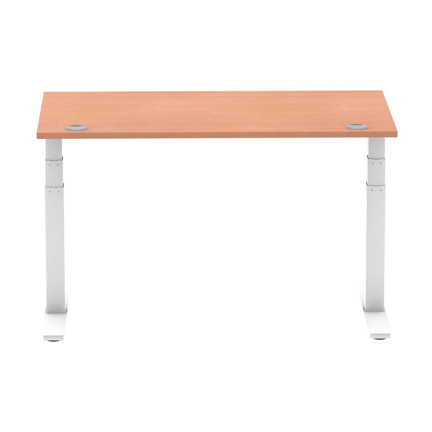 Air Height Adjustable Desk With Cable Ports and Memory Height Settings