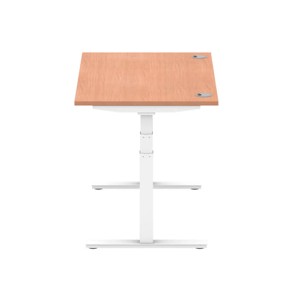 Air Height Adjustable Desk With Cable Ports and Memory Height Settings