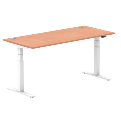 Air Height Adjustable Desk With Cable Ports and Memory Height Settings