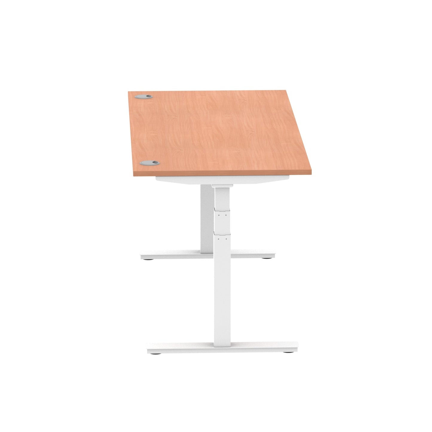 Air Height Adjustable Desk With Cable Ports and Memory Height Settings