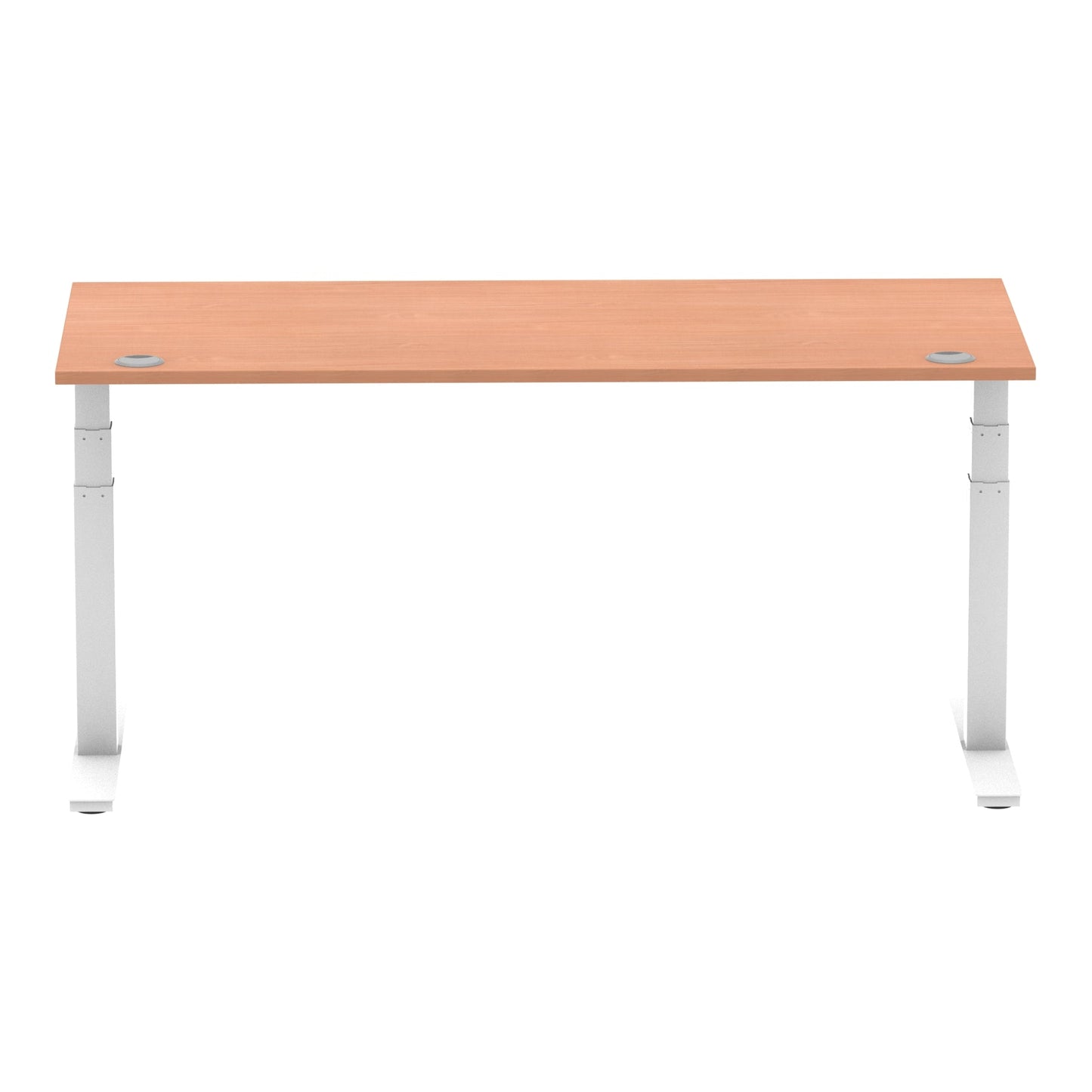 Air Height Adjustable Desk With Cable Ports and Memory Height Settings
