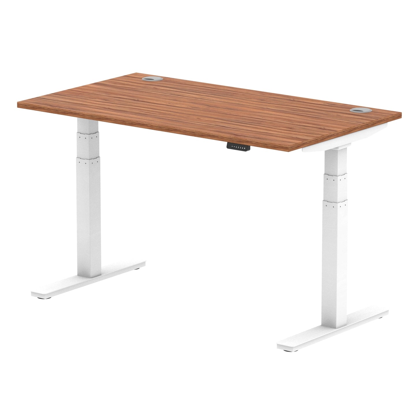 Air Height Adjustable Desk With Cable Ports and Memory Height Settings