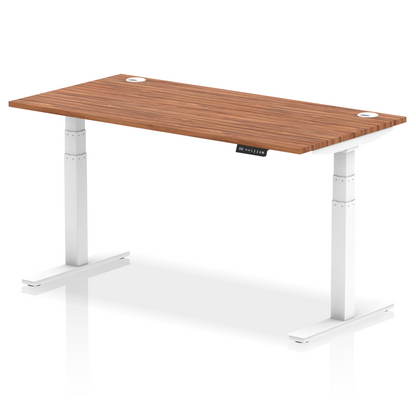 Air Height Adjustable Desk With Cable Ports and Memory Height Settings