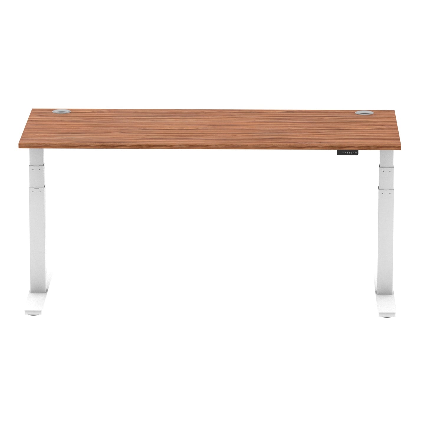 Air Height Adjustable Desk With Cable Ports and Memory Height Settings