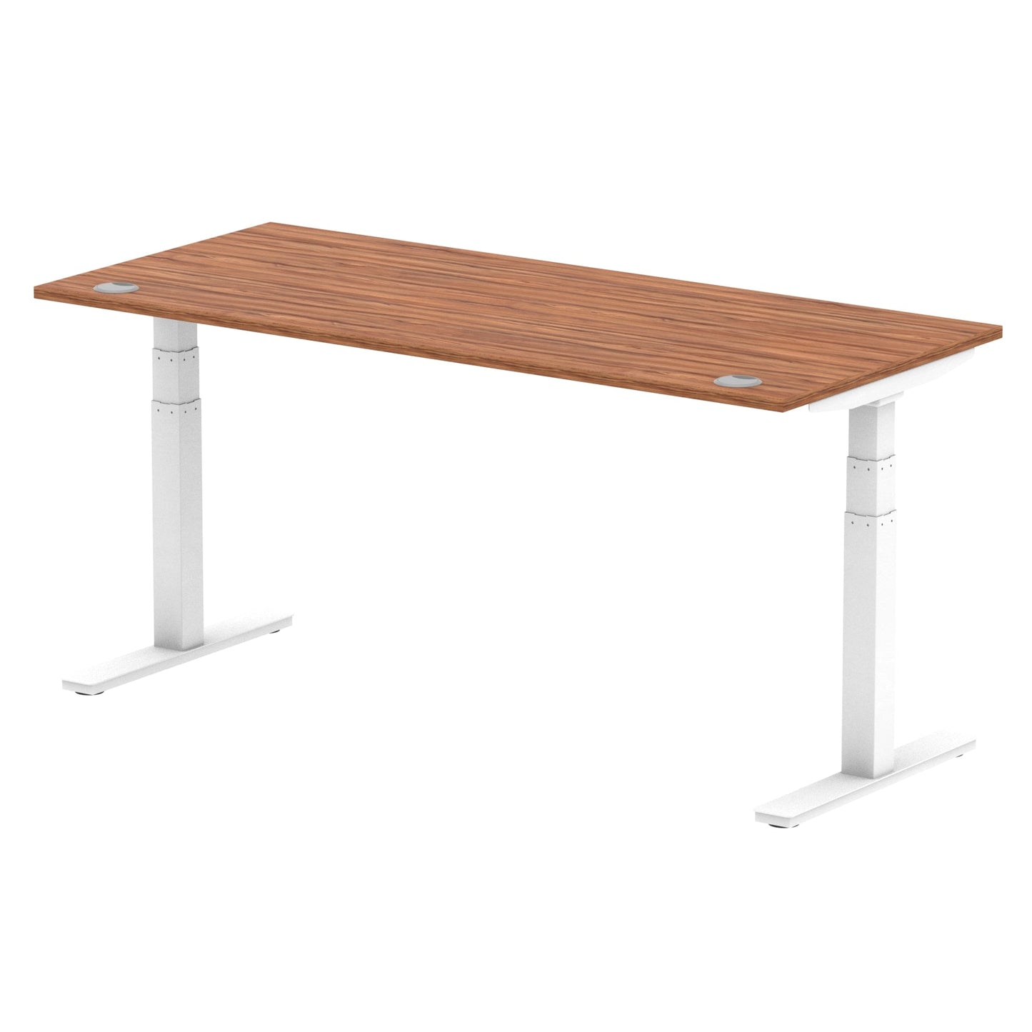 Air Height Adjustable Desk With Cable Ports and Memory Height Settings