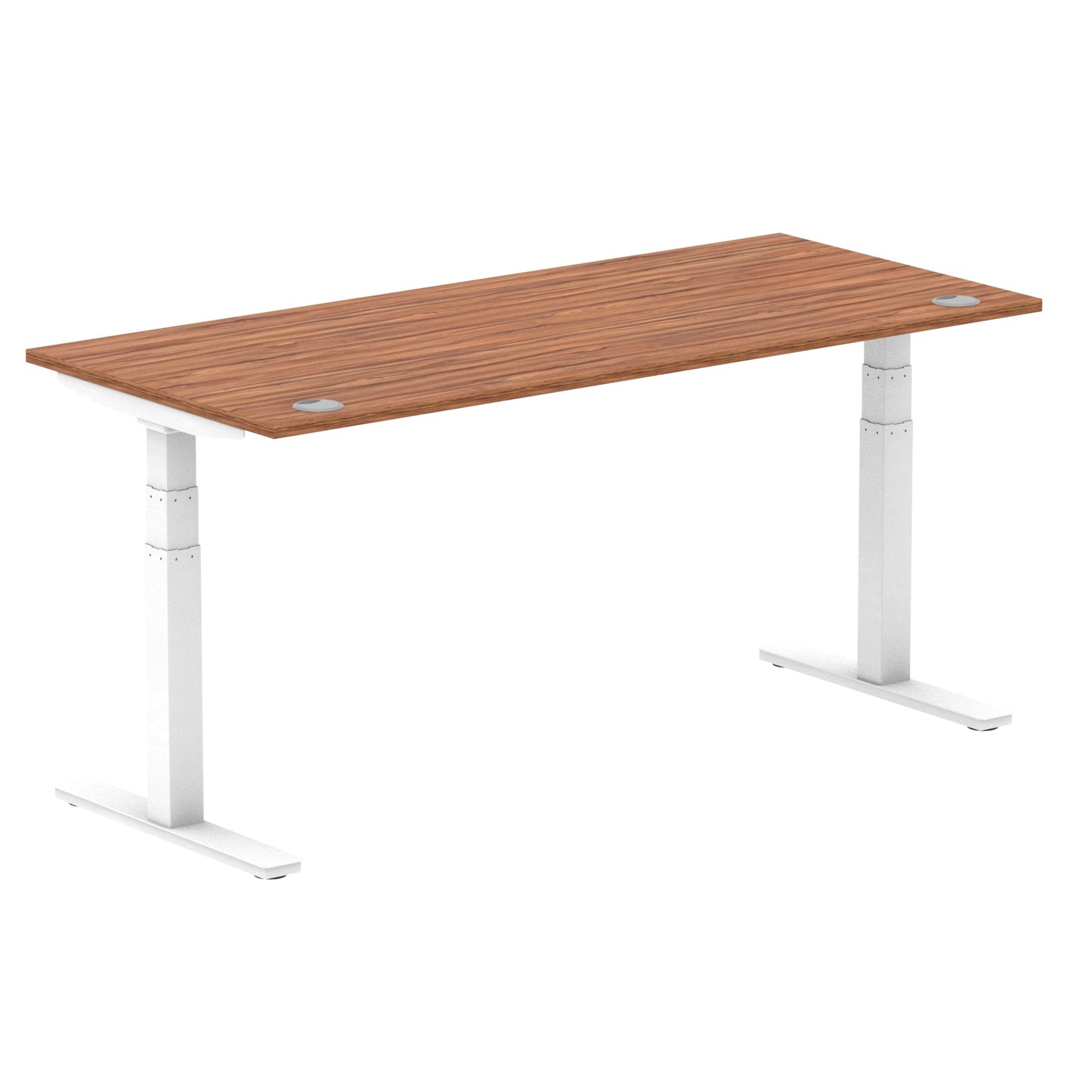 Air Height Adjustable Desk With Cable Ports and Memory Height Settings