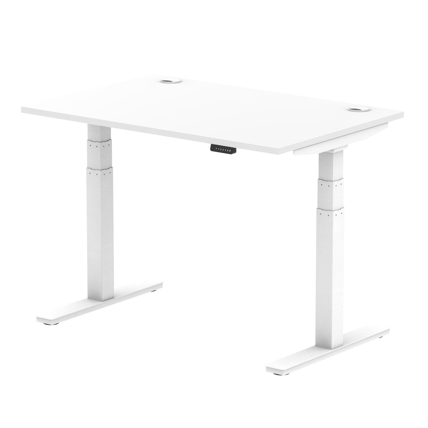 Air Height Adjustable Desk With Cable Ports and Memory Height Settings
