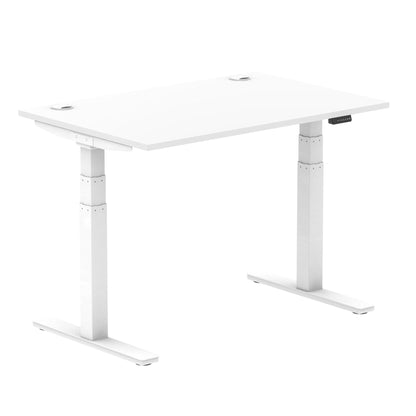 Air Height Adjustable Desk With Cable Ports and Memory Height Settings