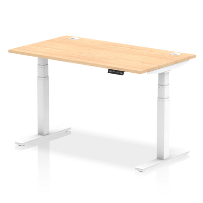 Air Height Adjustable Desk With Cable Ports and Memory Height Settings