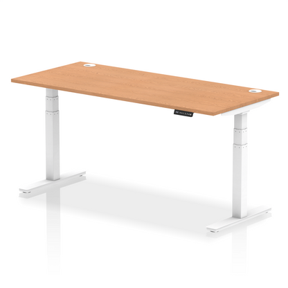 Air Height Adjustable Desk With Cable Ports and Memory Height Settings