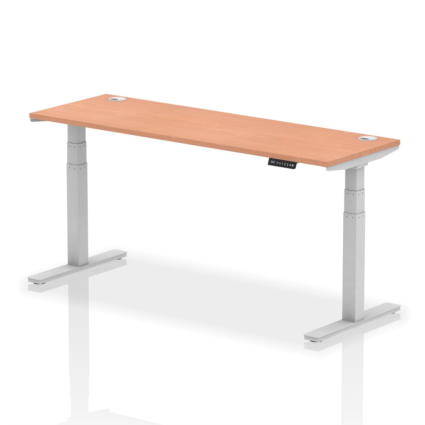 Air Height Adjustable Slimline Desk With Height Limit Settings