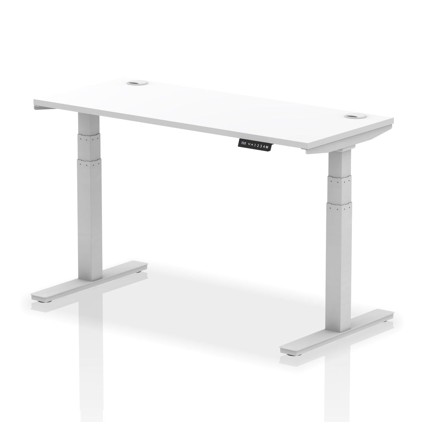 Air Height Adjustable Slimline Desk With Height Limit Settings