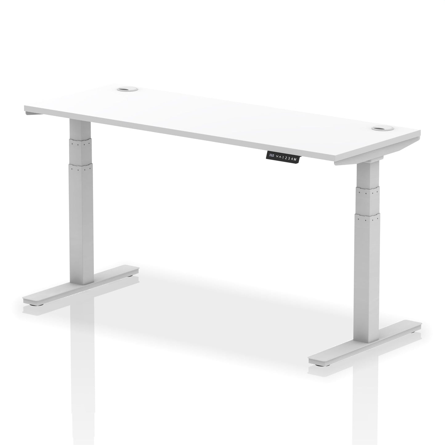 Air Height Adjustable Slimline Desk With Height Limit Settings