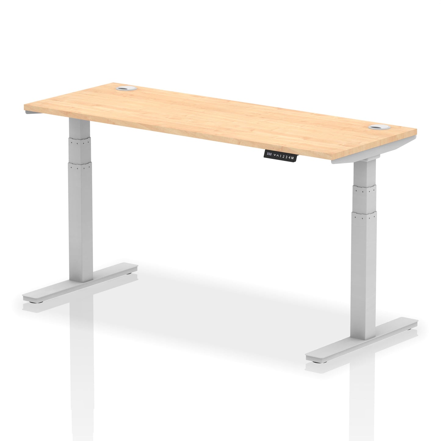 Air Height Adjustable Slimline Desk With Height Limit Settings