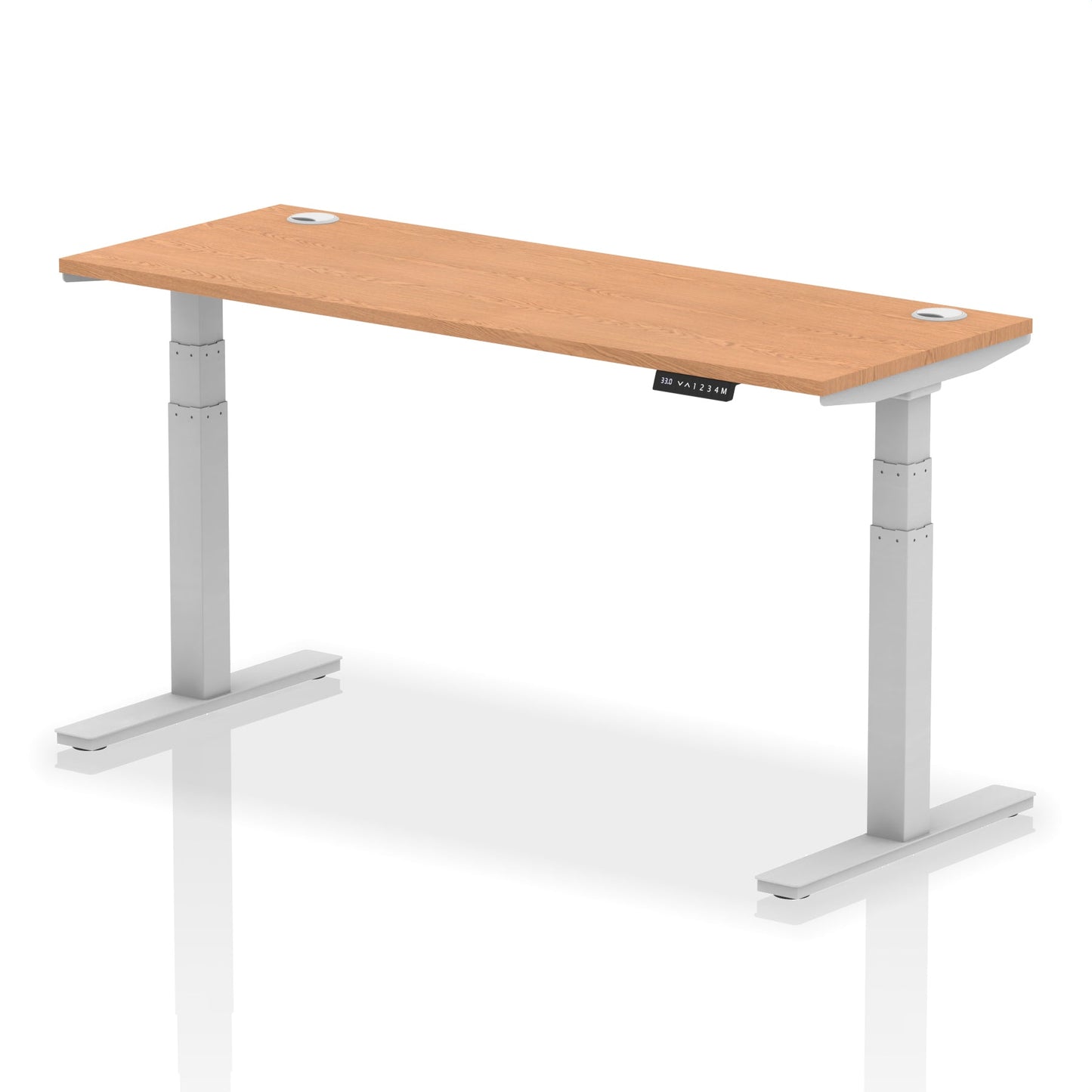Air Height Adjustable Slimline Desk With Height Limit Settings