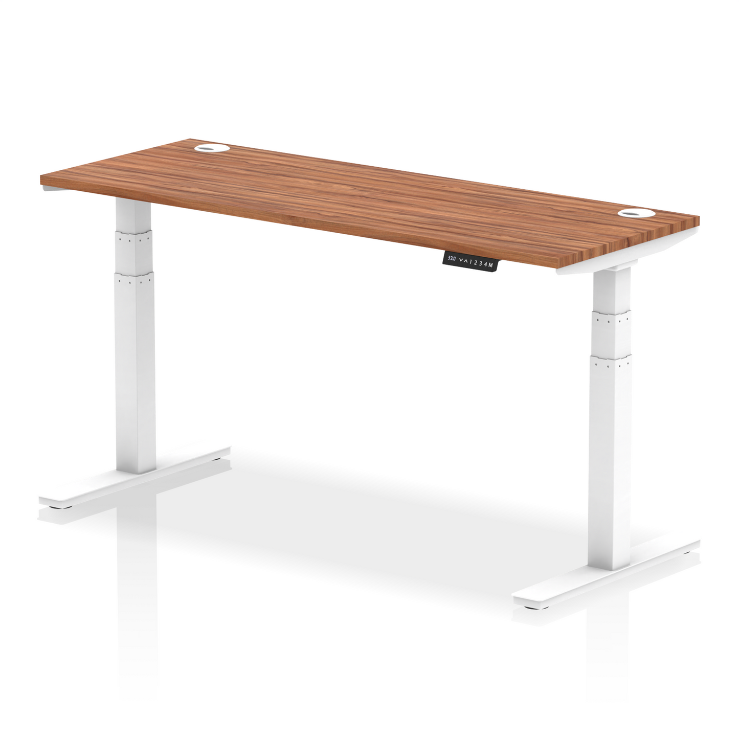 Air Height Adjustable Slimline Desk With Height Limit Settings