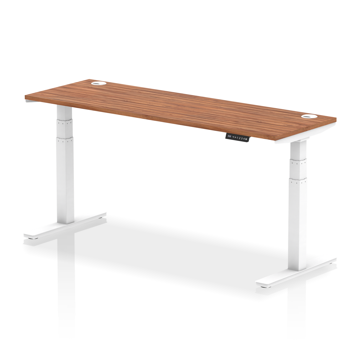 Air Height Adjustable Slimline Desk With Height Limit Settings