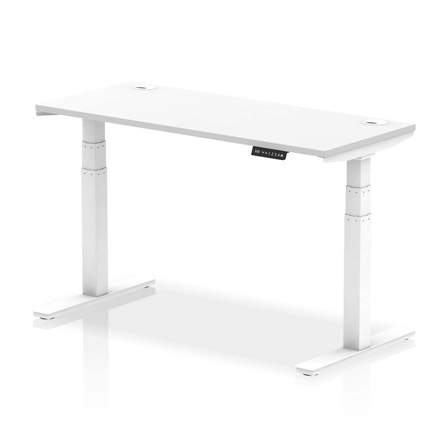 Air Height Adjustable Slimline Desk With Height Limit Settings