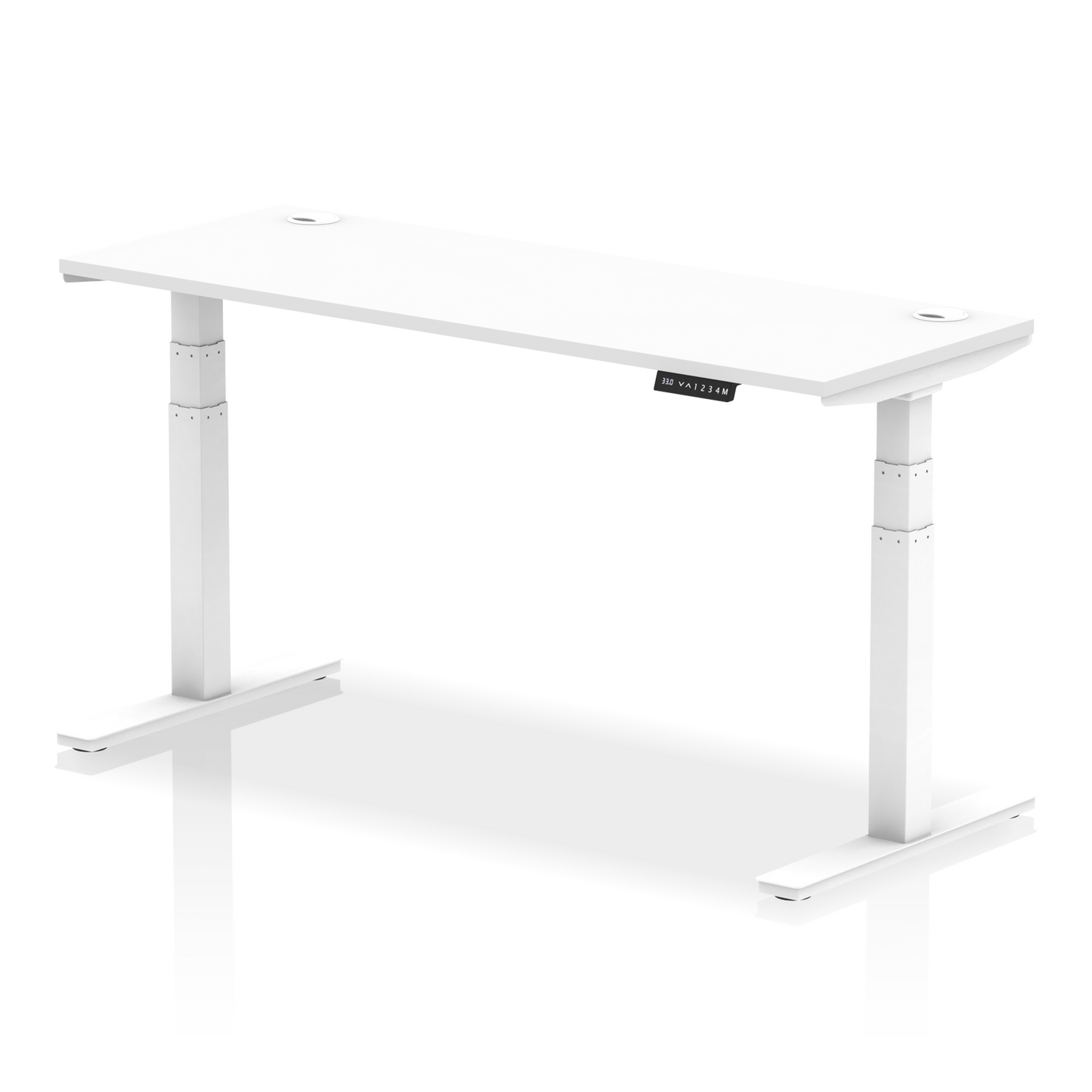 Air Height Adjustable Slimline Desk With Height Limit Settings