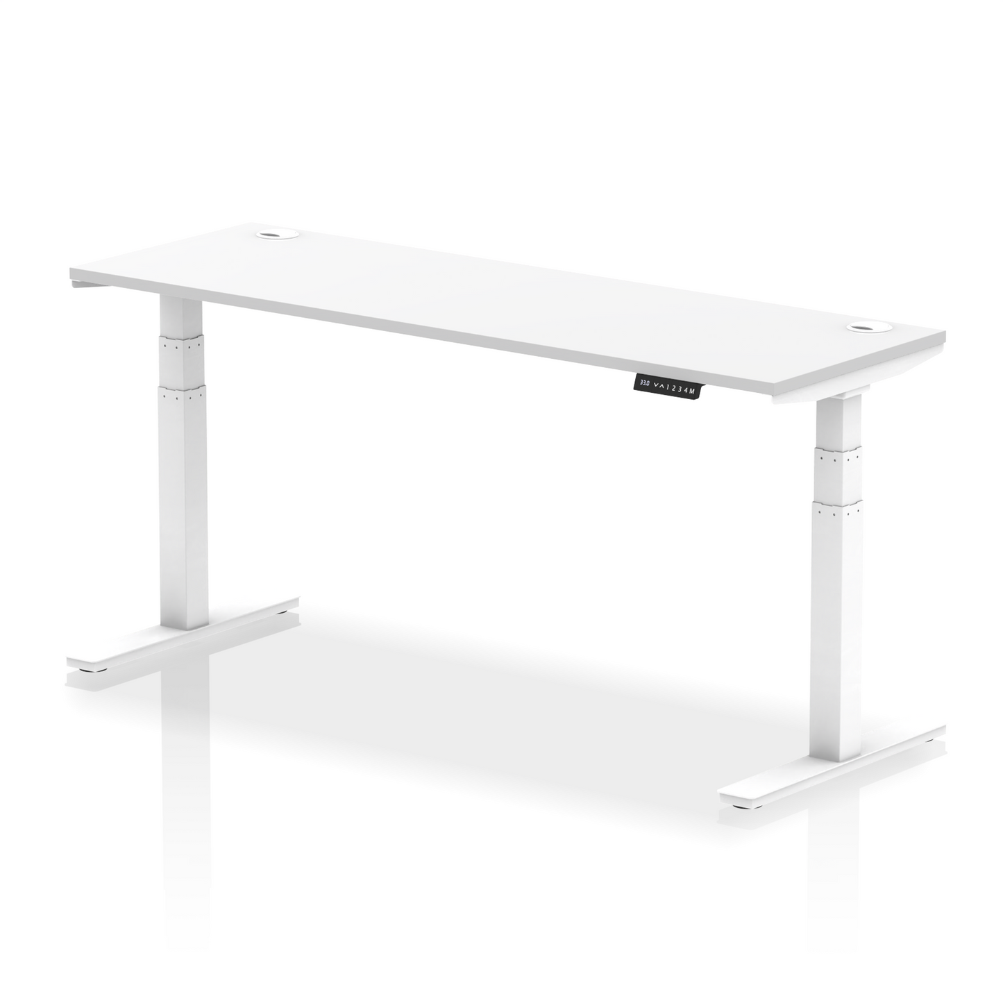 Air Height Adjustable Slimline Desk With Height Limit Settings