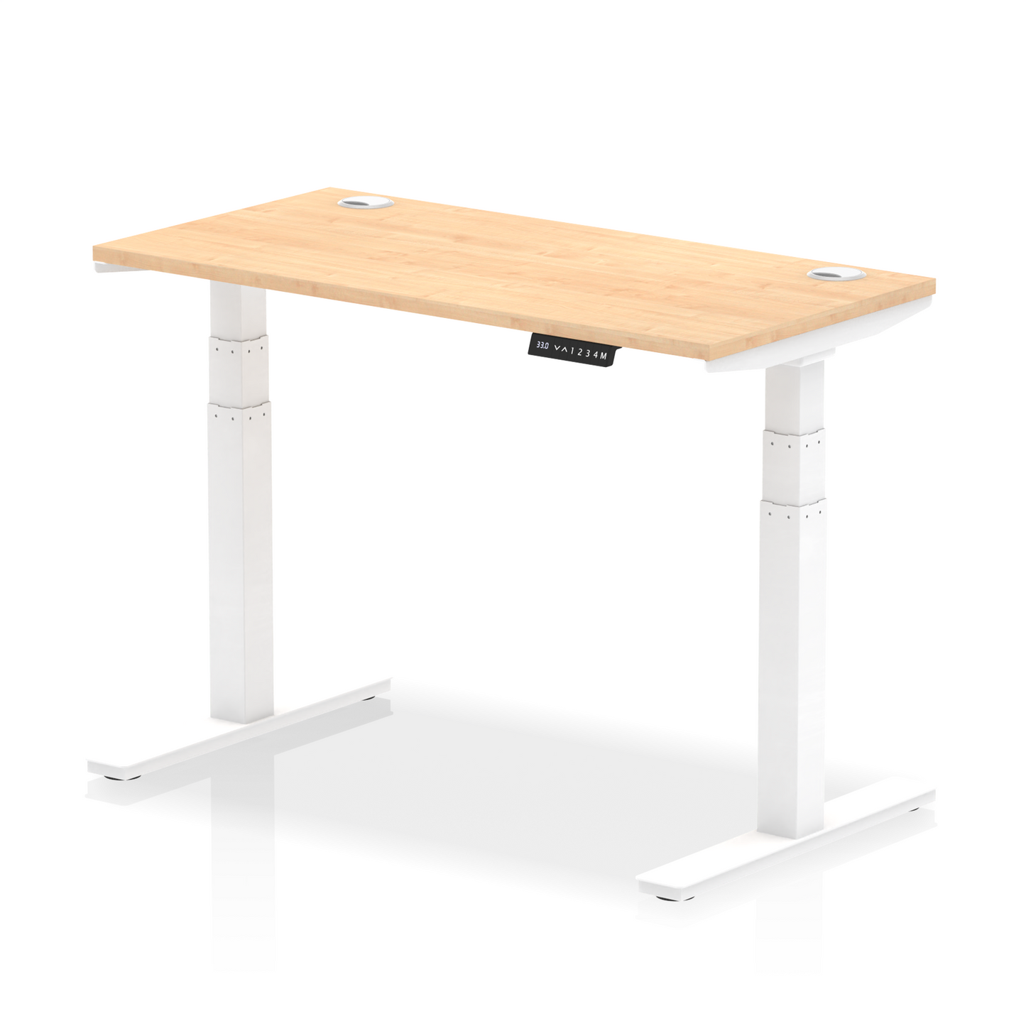 Air Height Adjustable Slimline Desk With Height Limit Settings