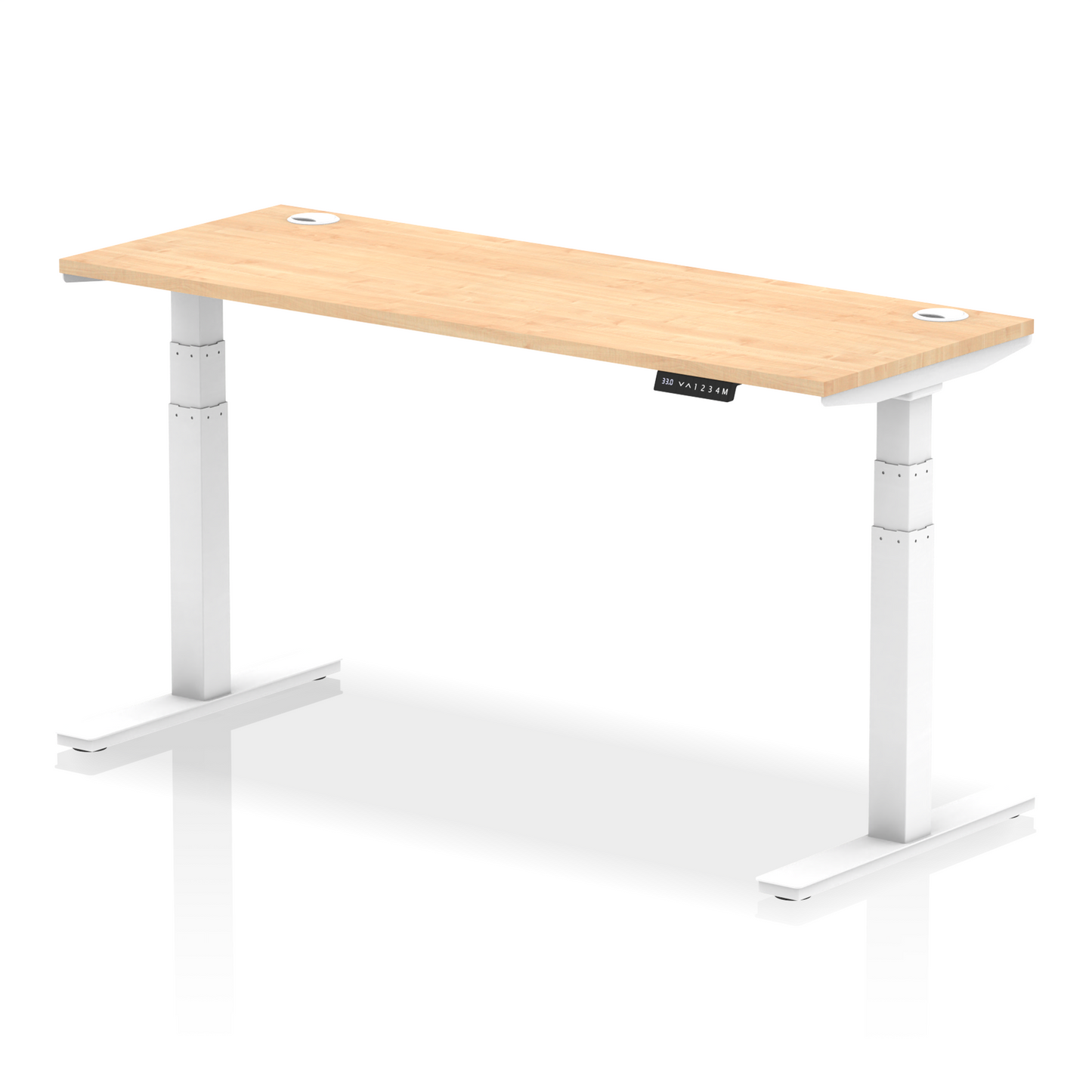 Air Height Adjustable Slimline Desk With Height Limit Settings