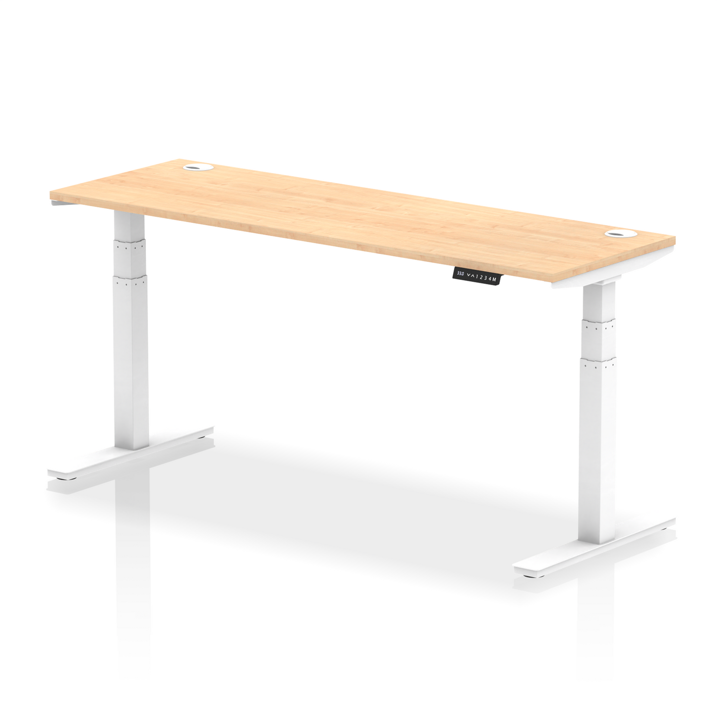 Air Height Adjustable Slimline Desk With Height Limit Settings