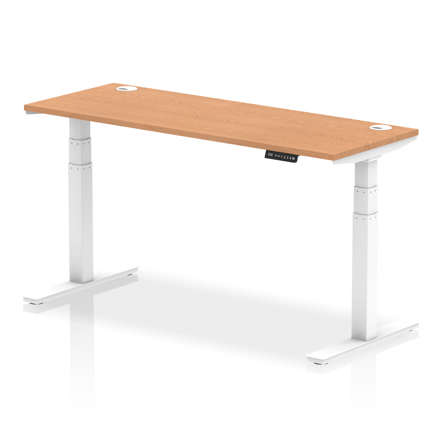 Air Height Adjustable Slimline Desk With Height Limit Settings