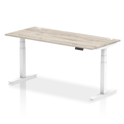 Air Height Adjustable Desk With Cable Ports and Memory Height Settings