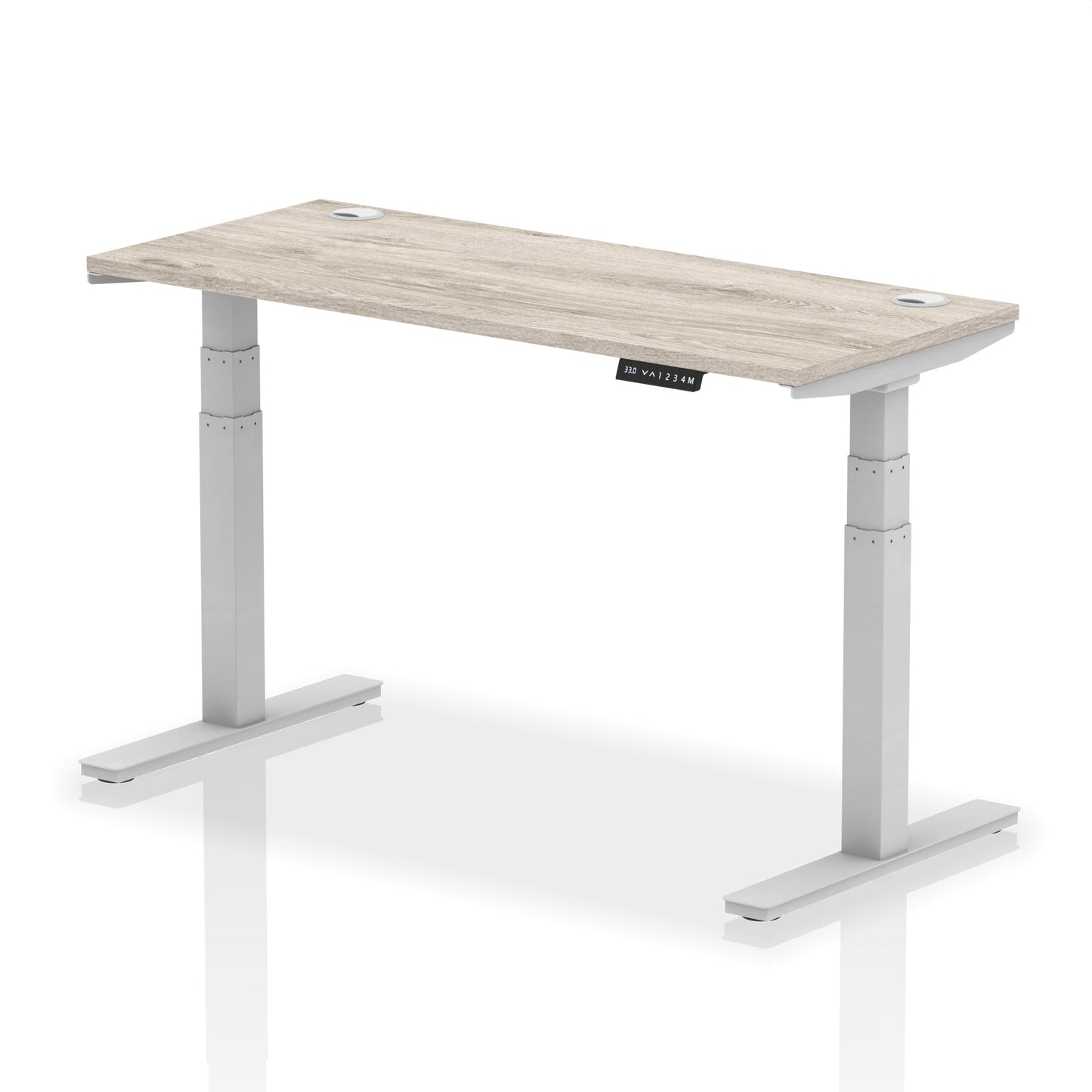 Air Height Adjustable Slimline Desk With Height Limit Settings