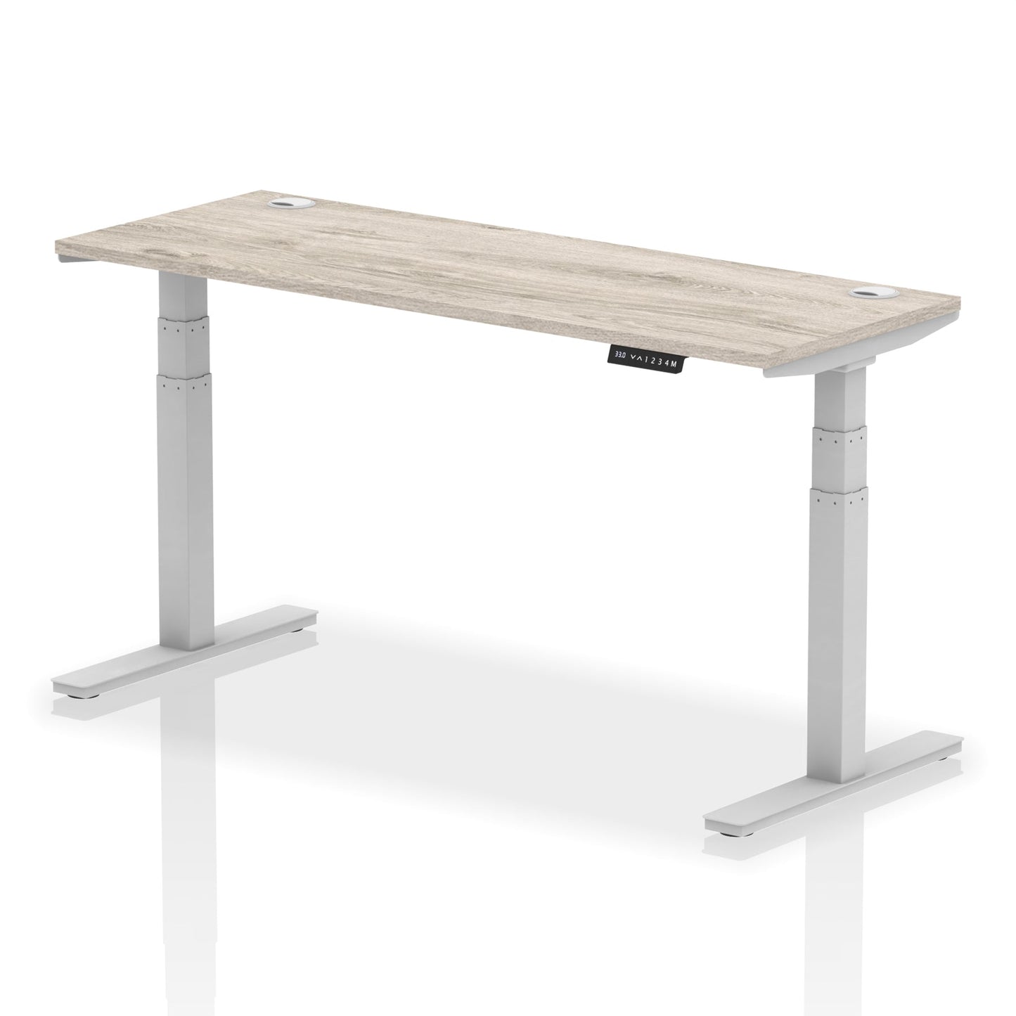 Air Height Adjustable Slimline Desk With Height Limit Settings
