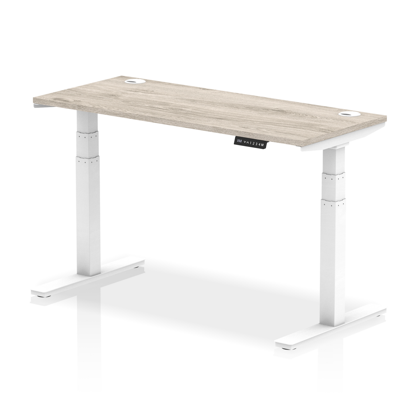 Air Height Adjustable Slimline Desk With Height Limit Settings