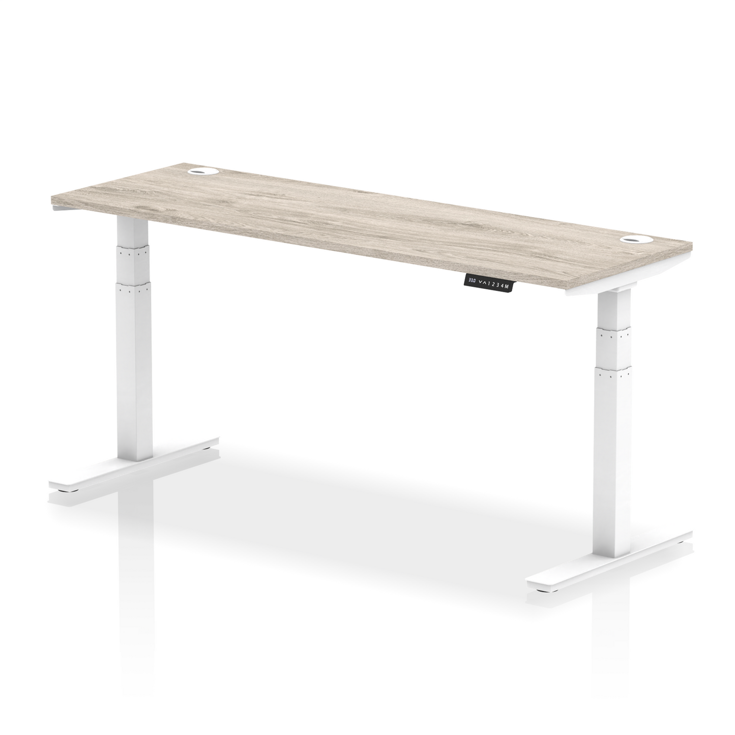 Air Height Adjustable Slimline Desk With Height Limit Settings
