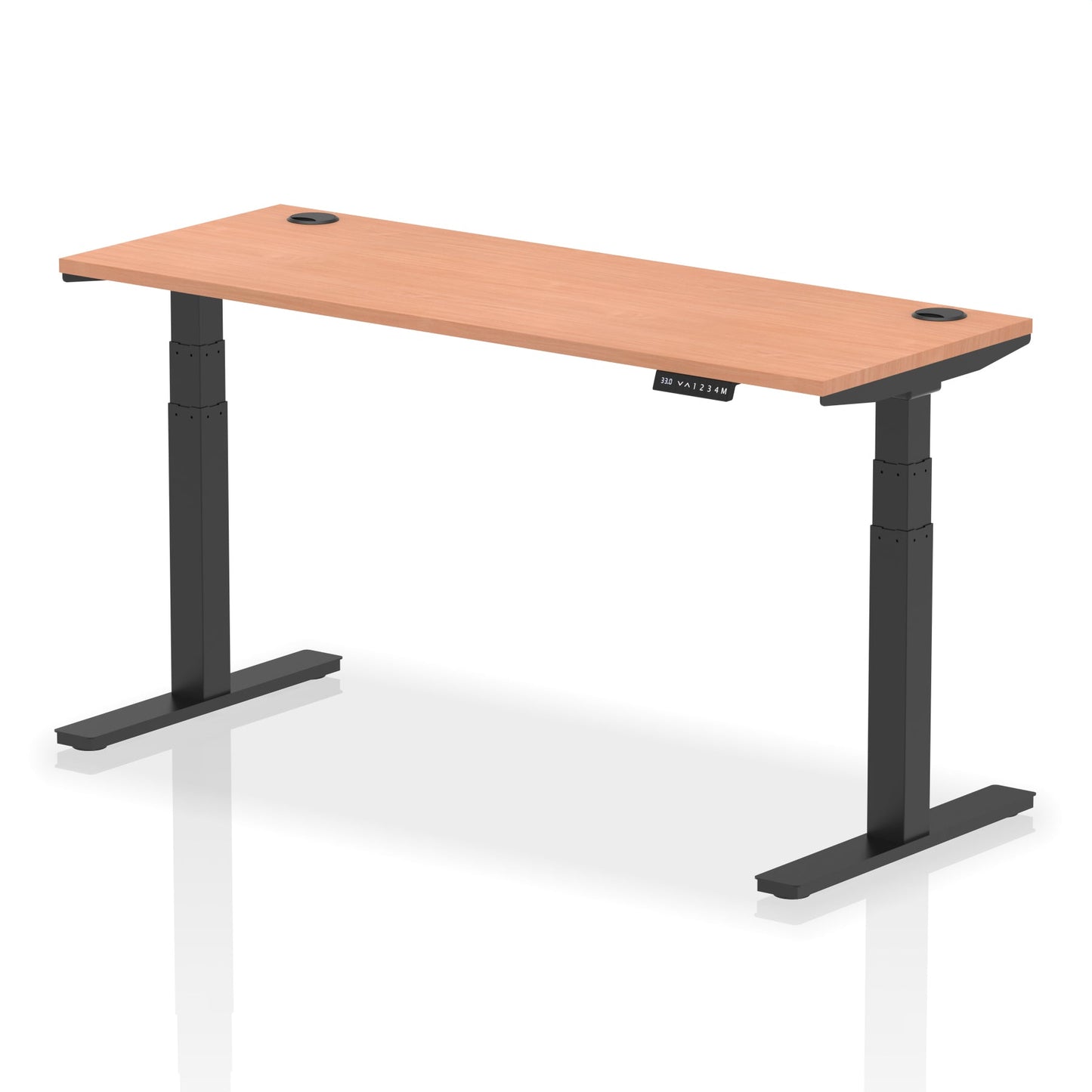 Air Height Adjustable Slimline Desk With Height Limit Settings
