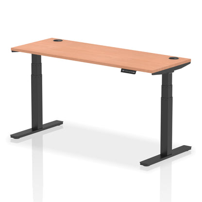 Air Height Adjustable Slimline Desk With Height Limit Settings