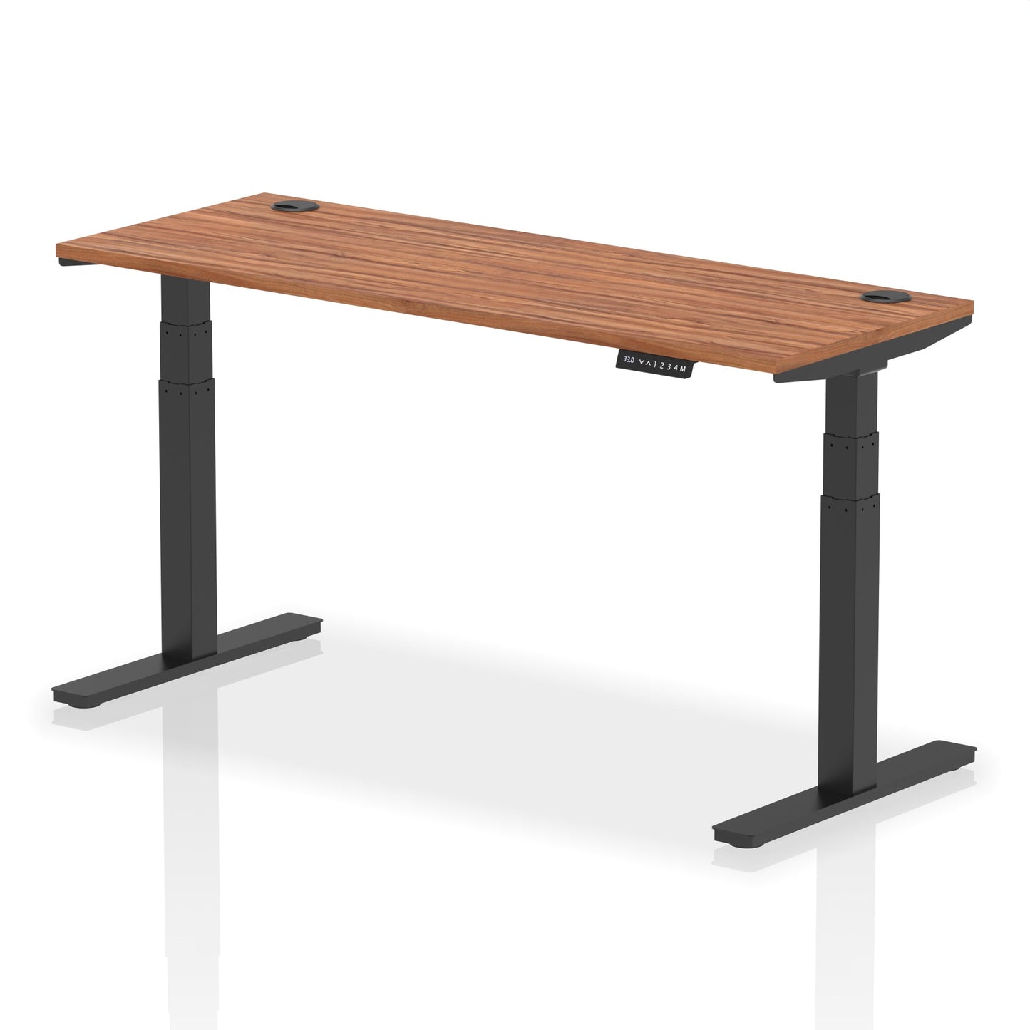 Air Height Adjustable Slimline Desk With Height Limit Settings