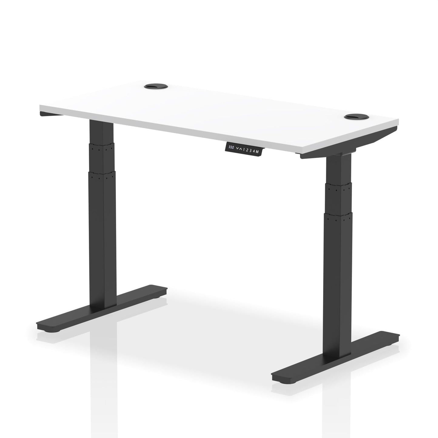 Air Height Adjustable Slimline Desk With Height Limit Settings