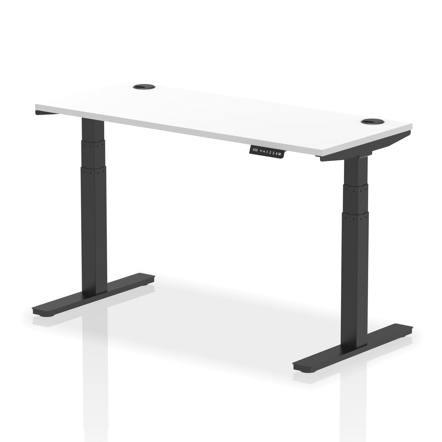 Air Height Adjustable Slimline Desk With Height Limit Settings